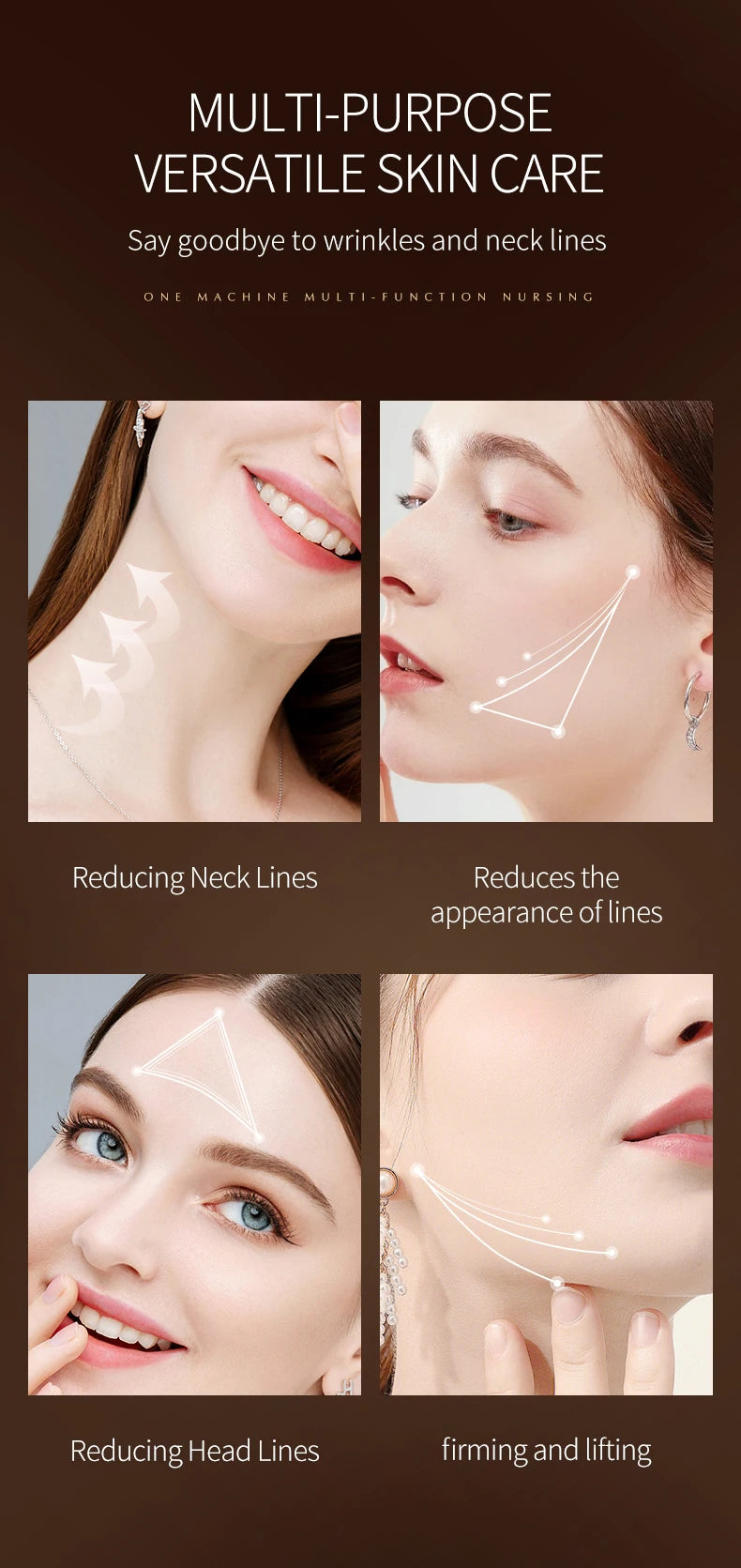 جهاز تدليك الوجه لشدّ البشرة وتقليل الانتفاخ – نتائج خلال أسبوع